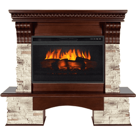 Каминокомплект Royal Flame Aberdeen Темный дуб с очагом Vision 26 EF LED 3D FX