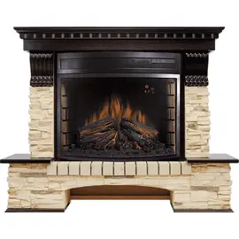 Каминокомплект Royal Flame Pierre Luxe Темный дуб/Сланец 1320 с очагом Dioramic 28 LED FX