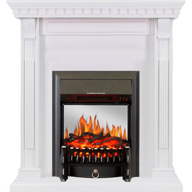Каминокомплект Royal Flame Orlean Белый с очагом Fobos FX M Black
