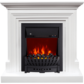 Каминокомплект Royal Flame Bradford Белый с очагом Aspen Black