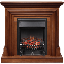 Каминокомплект Royal Flame Bradford Орех с очагом Fobos FX Black