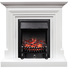 Каминокомплект Royal Flame Bradford Белый с очагом Fobos FX Black