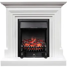Каминокомплект Royal Flame Bradford Белый с очагом Fobos FX Black