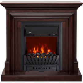 Каминокомплект Royal Flame Bradford Темный дуб с очагом Aspen Black