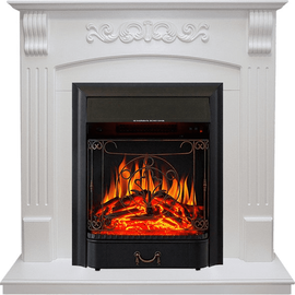 Каминокомплект Royal Flame Sorrento Белый дуб с очагом Majestic FX Black