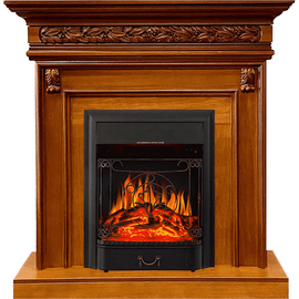 Каминокомплект Royal Flame Valletta Орех с очагом Majestic FX Black