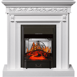 Каминокомплект Royal Flame Valletta Белый с очагом Majestic FX M Black