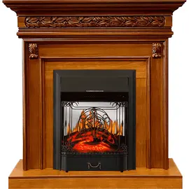 Каминокомплект Royal Flame Valletta Орех с очагом Majestic FX M Black