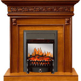 Каминокомплект Royal Flame Valletta Орех с очагом Fobos FX M Black