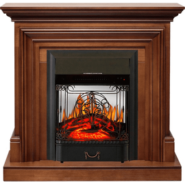 Каминокомплект Royal Flame Bradford Орех с очагом Majestic FX M Black