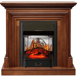 Каминокомплект Royal Flame Bradford Орех с очагом Majestic FX M Black