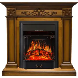 Каминокомплект Royal Flame Verona Дуб антик с очагом Majestic FX Black