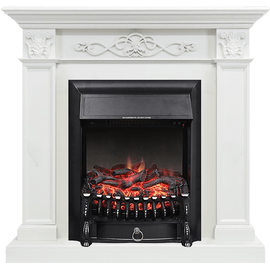 Каминокомплект Royal Flame Verona Белый дуб с очагом Fobos FX Black