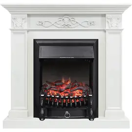 Каминокомплект Royal Flame Verona Белый дуб с очагом Fobos FX Black
