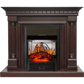 Каминокомплект Royal Flame Dallas Темный дуб с очагом Majestic FX M Black