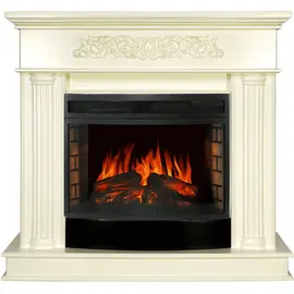 Каминокомплект Royal Flame Gloria Слоновая кость с очагом Dioramic 25 LED FX