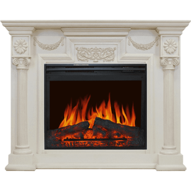 Каминокомплект Royal Flame London Слоновая кость с патиной с очагом Jupiter FX New