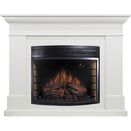 Каминокомплект Royal Flame California Белый с очагом Dioramic 28 LED FX