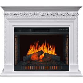 Каминокомплект Royal Flame Valletta Белый с очагом Vision 30 EF LED FX