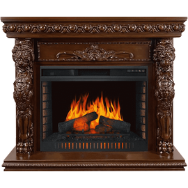 Каминокомплект Royal Flame Windsor Темный дуб с очагом Vision 30 EF LED FX