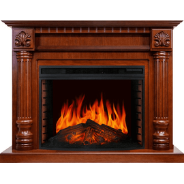 Каминокомплект Royal Flame Edinburg Орех с очагом Dioramic 33 LED FX