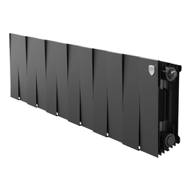 Royal Thermo PianoForte 200/Noir Sable х12, Количество секций (шт): 12, Межосевое расстояние (мм): 200, Подключение: Боковое