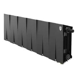 Royal Thermo PianoForte 200/Noir Sable х14 VD, Количество секций (шт): 14, Межосевое расстояние (мм): 200, Подключение: Нижнее