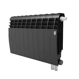 Royal Thermo BiLiner 350 Noir Sable VD х12, Количество секций (шт): 12, Межосевое расстояние (мм): 350, Подключение: Нижнее