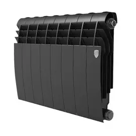 Royal Thermo BiLiner 350 Noir Sable х6, Количество секций (шт): 6, Межосевое расстояние (мм): 350, Подключение: Боковое
