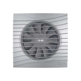 Diciti Silent 4C Gray metal, Диаметр: 100 мм, Цвет: Светло-серый, Датчик влажности, таймер и фотодатчик: Нет