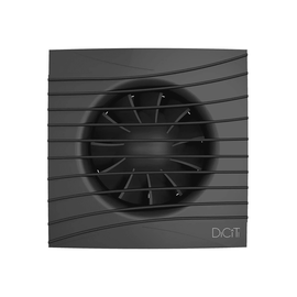 Diciti Silent 4C Matt Black, Диаметр: 100 мм, Цвет: Матовый черный, Производительность (м³/ч): 90, Датчик влажности, таймер и фотодатчик: Нет