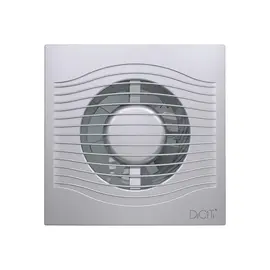 Diciti Slim 5C Gray metal, Диаметр: 125 мм, Цвет: Светло-серый, Управление: Выключатель, Датчик влажности, таймер и фотодатчик: Нет
