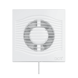 Diciti Slim 4C-02, Диаметр: 100 мм, Цвет: Белый, Управление: Шнурковое, Датчик влажности, таймер и фотодатчик: Нет