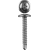 Саморезы Зубр ПШМ-С 4,2х32 мм с пресс-шайбой и сверлом для листового металла промфасовка, Длина (мм): 32
