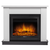 Каминокомплект: Очаг Electrolux EFP/P-2720RLS, портал Canto 25 белый, Цвет: Белый