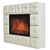 Каминокомплект: Очаг Electrolux EFP/P-3020LS с порталом Firelight Crystal 30 светлая экокожа, Цвет: Светлая экокожа, - 2