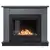 Каминокомплект: Биокамин Firelight BFP/P-2520, портал Canto 25 графит, Цвет: Графит