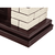 Firelight Bricks 25 камень бежевый, шпон темный дуб, Цвет: Темный дуб, - 6