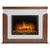 Firelight Prestigio 25 камень белый, шпон дуб, - 2