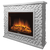 Firelight Quadro 25 камень песчаник античный белый, белая эмаль, - 2