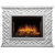 Firelight Quadro 25 камень песчаник античный белый, белая эмаль