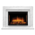 Firelight Simple 25 белый мрамор