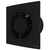 Diciti Slim 5C Matt black, Диаметр: 125 мм, Цвет: Матовый черный, Управление: Выключатель, Датчик влажности, таймер и фотодатчик: Нет, - 2