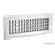 Решетка РВ-2-150x250, Типоразмер (мм): 150х250, Конструкция: Двухрядная, Бренд: Неватом, Цвет: Белый