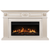 Каминокомплект: Очаг Electrolux EFP/P-4220LS, портал Siena 42/40/36, сл. кость с зол. патиной, - 2