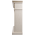 Каминокомплект: Очаг Electrolux EFP/P-4220LS, портал Siena 42/40/36, сл. кость с зол. патиной, - 3