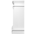 Каминокомплект: Очаг Royal Thermo Aurora RTFP/P-AR60LS, портал Olympia 60, белый, Цвет: Белый, - 3