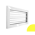 Решетка-АМН 200*100, Типоразмер (мм): 100х200, Конструкция: Однорядная, Цвет: Желтый