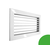 Решетка-АМН 200*100, Типоразмер (мм): 100х200, Конструкция: Однорядная, Цвет: Зеленый