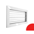 Решетка-АМН 200*100, Типоразмер (мм): 100х200, Конструкция: Однорядная, Цвет: Красный